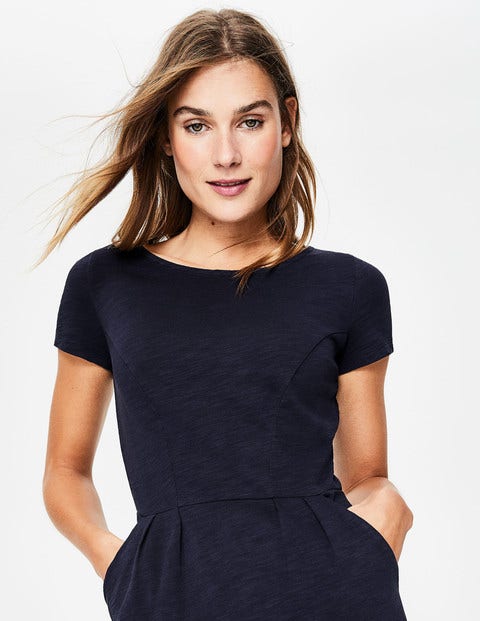 Robe Phoebe En Jersey - Bleu marine Robe Phoebe En Jersey - Bleu marine