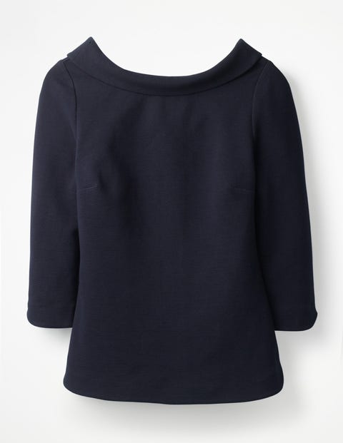 Sarah Ottoman-Shirt - Navy/Bunt, Gestreift Sarah Ottoman-Shirt - Navy/Bunt, Gestreift