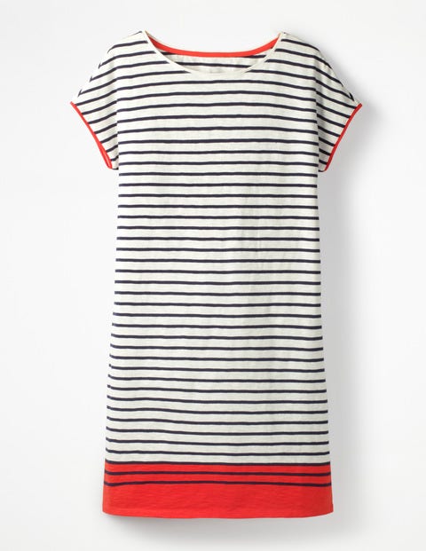 Paulina Jersey Dress - Red Pop Colourblock Paulina Jersey Dress - Red Pop Colourblock