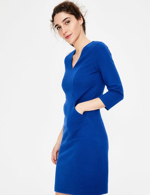 Bronte Ottoman Dress - Cobalt Bronte Ottoman Dress - Cobalt