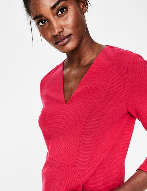 Robe Bronte En Ottoman - Rose foncé Robe Bronte En Ottoman - Rose foncé