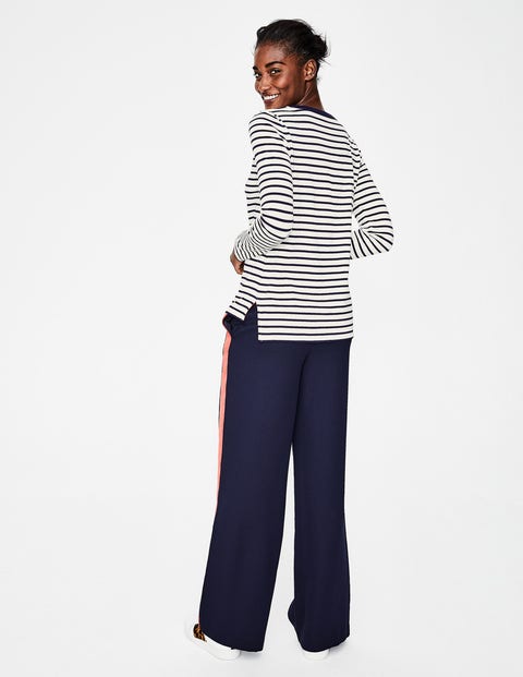 Crew Neck Breton - Ivory/Navy Crew Neck Breton - Ivory/Navy