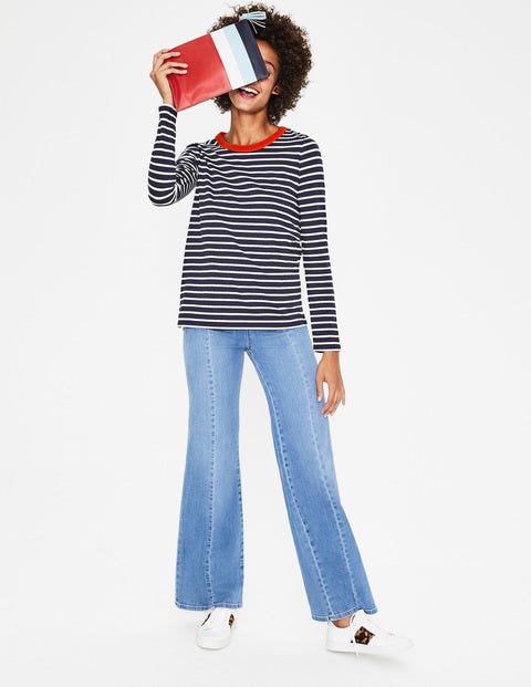 Crew Neck Breton - Navy/Ivory Crew Neck Breton - Navy/Ivory