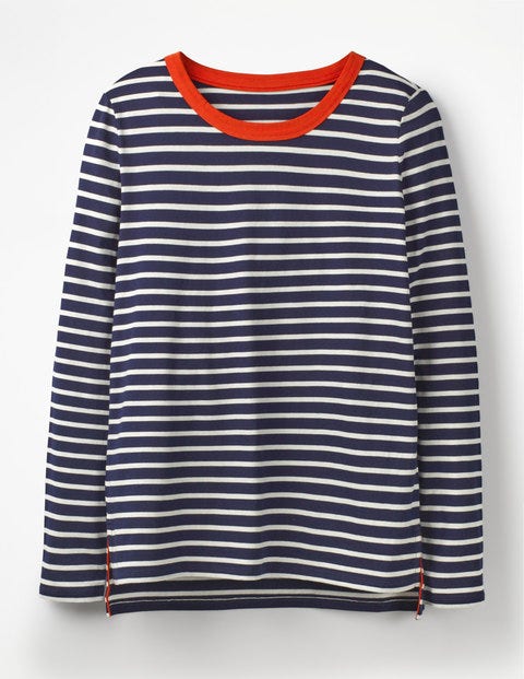 Crew Neck Breton - Navy/Ivory Crew Neck Breton - Navy/Ivory