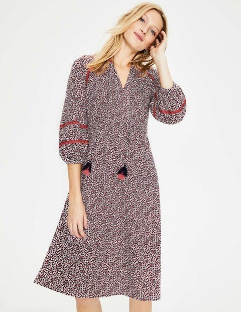 Heidi Jersey Dress - Rouge Island Bloom Heidi Jersey Dress - Rouge Island Bloom