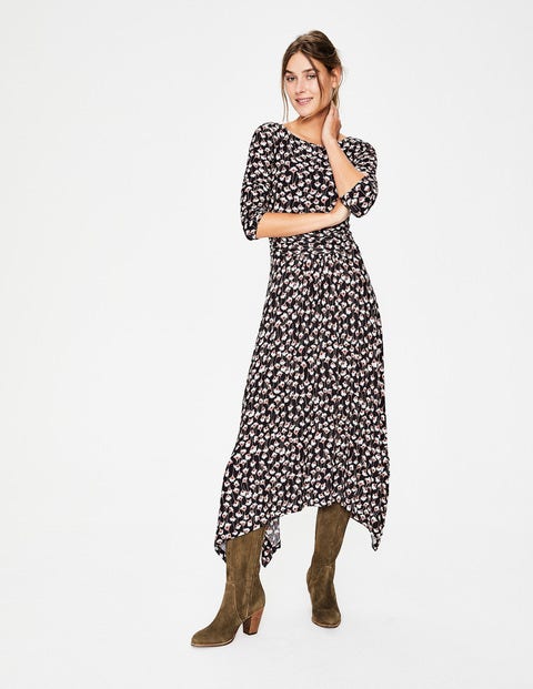 maisie jersey midi dress