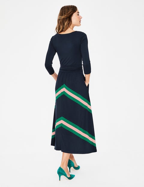 Juliet Jersey Midi Dress - Navy Juliet Jersey Midi Dress - Navy