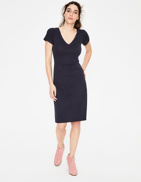 Penelope Jersey Dress - Navy Penelope Jersey Dress - Navy