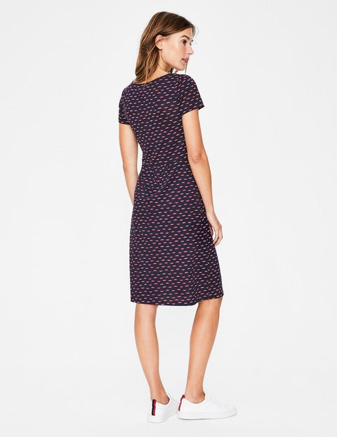Penelope Jersey Dress - Navy/Chalky Pink Lips Penelope Jersey Dress - Navy/Chalky Pink Lips
