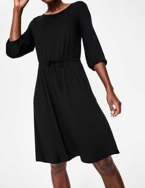 Talia Jersey Dress - Black Talia Jersey Dress - Black