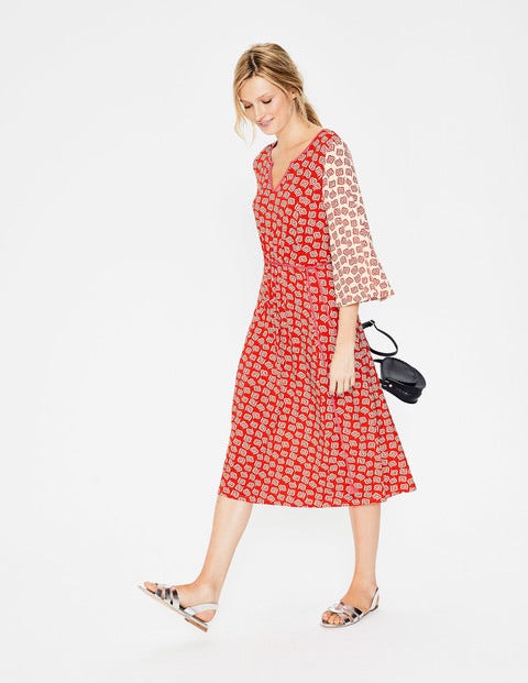 bella jersey midi dress