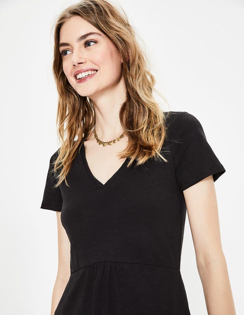 Melissa Jerseykleid - Schwarz Melissa Jerseykleid - Schwarz