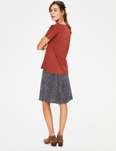 Supersoft Slash Neck Tee - Conker Supersoft Slash Neck Tee - Conker