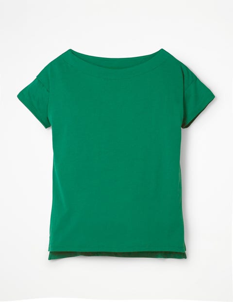 Supersoft Slash Neck Tee - Forest Supersoft Slash Neck Tee - Forest
