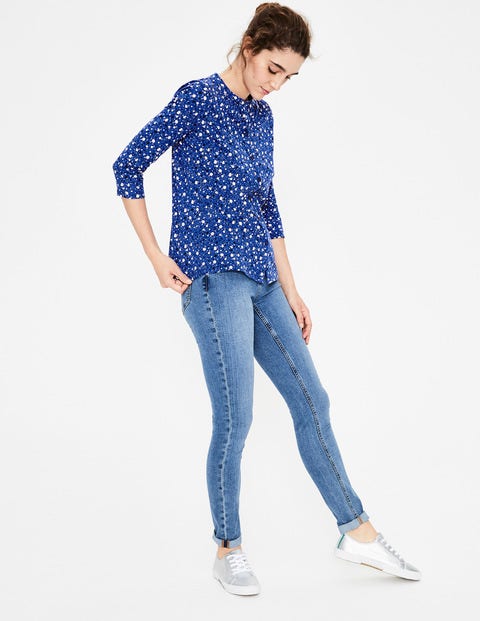 Bay Jersey Shirt - Lapis Floral Sky Bay Jersey Shirt - Lapis Floral Sky