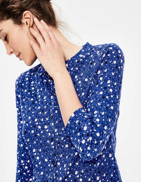 Bay Jersey Shirt - Lapis Floral Sky Bay Jersey Shirt - Lapis Floral Sky