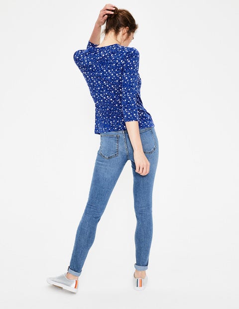 Bay Jersey Shirt - Lapis Floral Sky Bay Jersey Shirt - Lapis Floral Sky