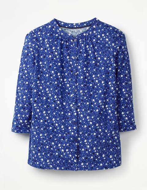 Bay Jersey Shirt - Lapis Floral Sky Bay Jersey Shirt - Lapis Floral Sky