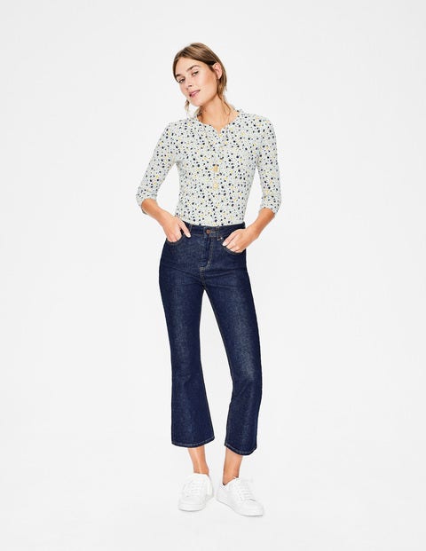 Bay Jersey Shirt - Ivory Floral Sky Bay Jersey Shirt - Ivory Floral Sky