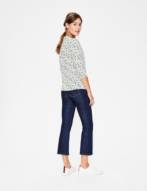 Bay Jersey Shirt - Ivory Floral Sky Bay Jersey Shirt - Ivory Floral Sky