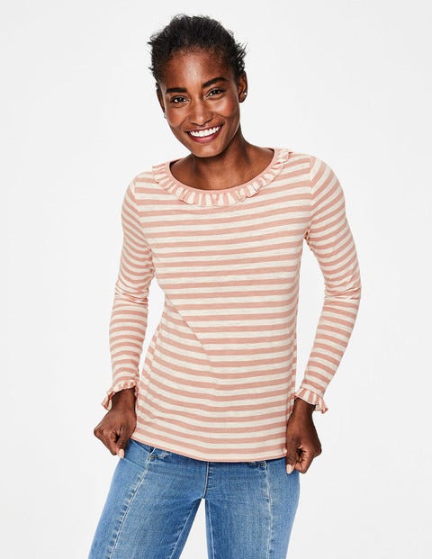 Haut Olive En Jersey - Ivoire/rose craie Haut Olive En Jersey - Ivoire/rose craie
