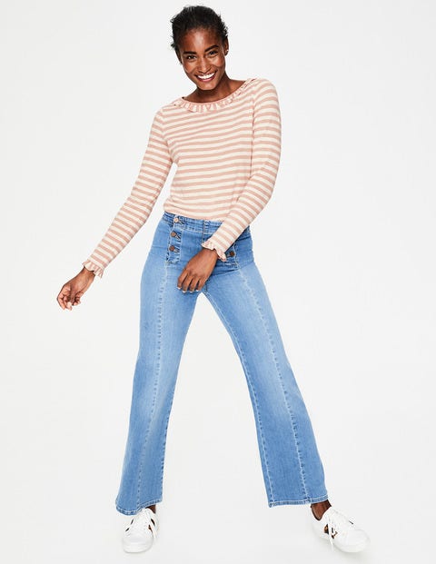 Haut Olive En Jersey - Ivoire/rose craie Haut Olive En Jersey - Ivoire/rose craie