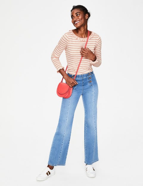 Haut Olive En Jersey - Ivoire/rose craie Haut Olive En Jersey - Ivoire/rose craie