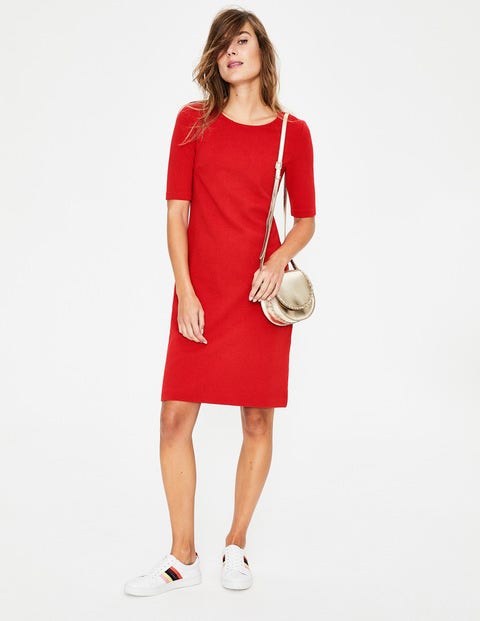 Jemima Ottoman Dress - Poinsettia Jemima Ottoman Dress - Poinsettia