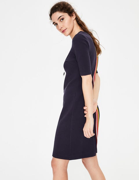 Robe Jemima En Ottoman - Bleu marine Robe Jemima En Ottoman - Bleu marine
