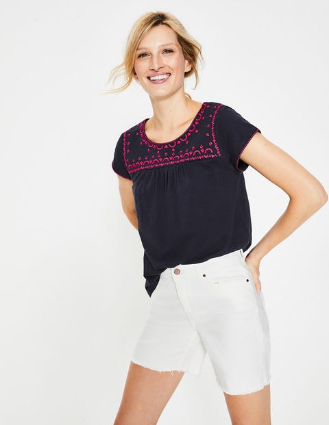 Elisabeth Jersey Top - Navy Elisabeth Jersey Top - Navy