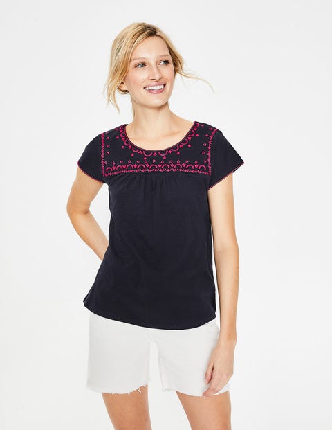 Elisabeth Jersey Top - Navy Elisabeth Jersey Top - Navy