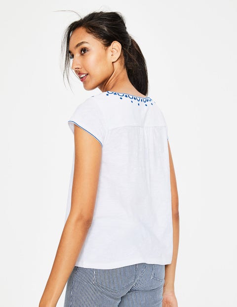 Elisabeth Jersey Top - White Elisabeth Jersey Top - White