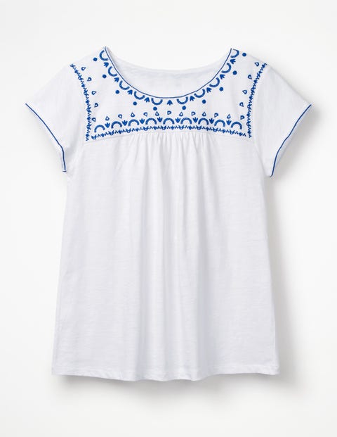 Elisabeth Jersey Top - White Elisabeth Jersey Top - White