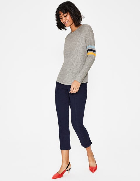 Allie Jersey Tee - Grey Marl Allie Jersey Tee - Grey Marl