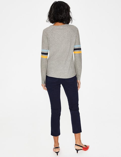 Allie Jersey Tee - Grey Marl Allie Jersey Tee - Grey Marl