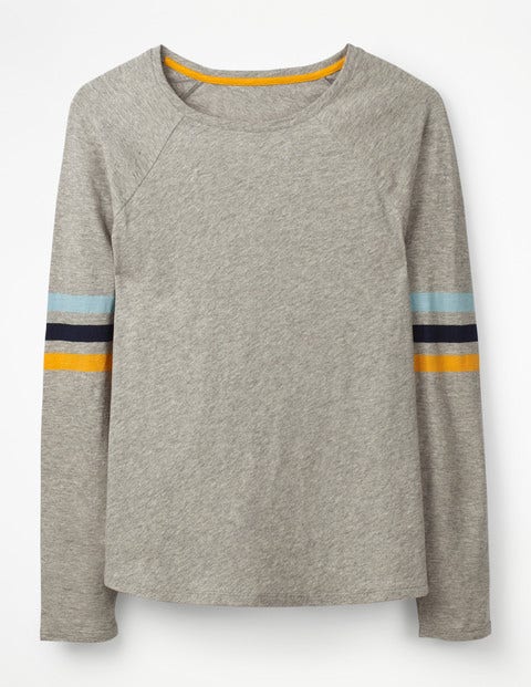 Allie Jersey Tee - Grey Marl Allie Jersey Tee - Grey Marl