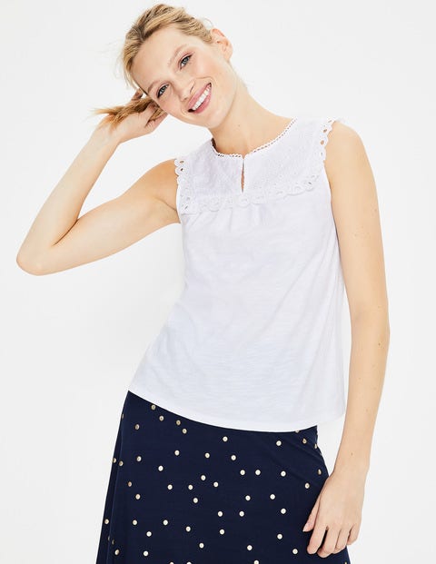 Nella Jersey Top - White Nella Jersey Top - White