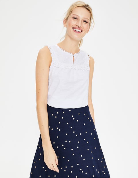 Nella Jersey Top - White Nella Jersey Top - White