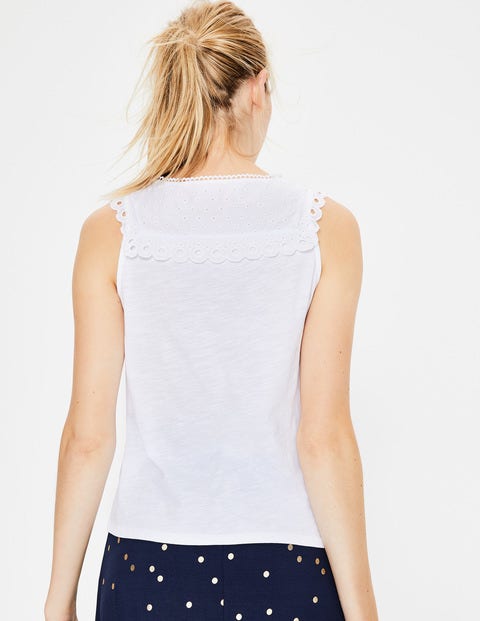 Nella Jersey Top - White Nella Jersey Top - White