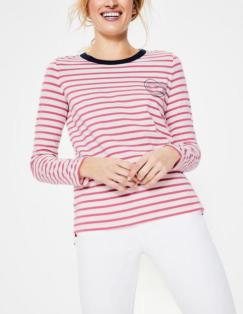 Make A Statement Breton - Embroidered Heart Make A Statement Breton - Embroidered Heart