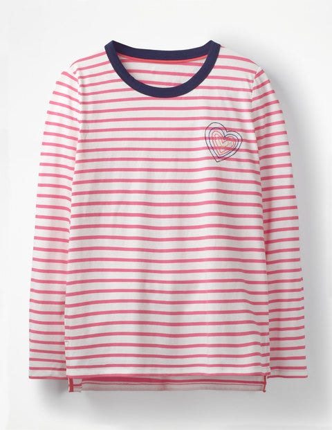 Make A Statement Breton - Embroidered Heart Make A Statement Breton - Embroidered Heart