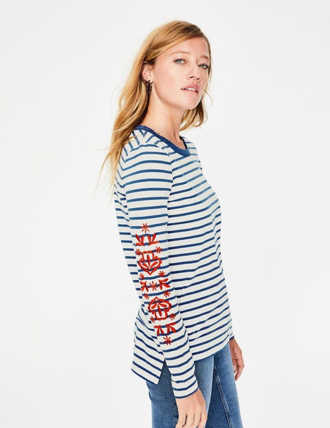 Make A Statement Breton - Embroidered Sleeve Make A Statement Breton - Embroidered Sleeve