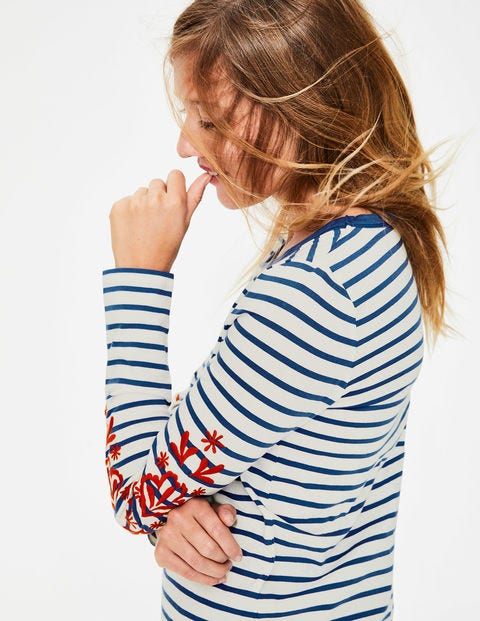 Make A Statement Breton - Embroidered Sleeve Make A Statement Breton - Embroidered Sleeve