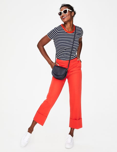Short Sleeve Crew Neck Breton - Navy/Ivory Short Sleeve Crew Neck Breton - Navy/Ivory