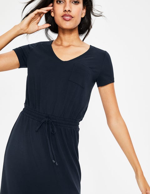 Lola Jersey-Midikleid - Navy Lola Jersey-Midikleid - Navy
