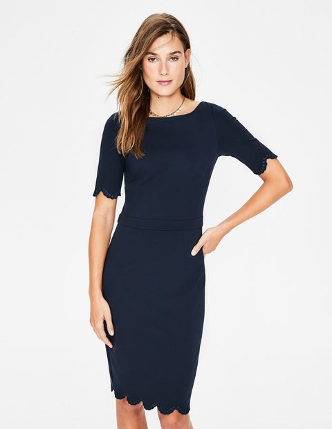 Emma Ponte Dress - Navy Emma Ponte Dress - Navy