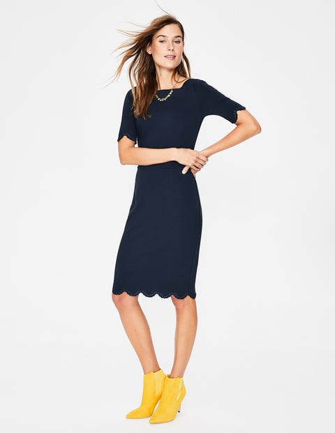 Emma Ponte Dress - Navy Emma Ponte Dress - Navy