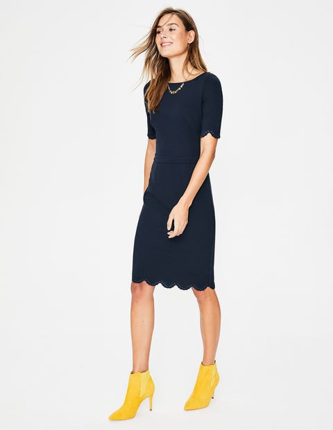 Emma Ponte Dress - Navy Emma Ponte Dress - Navy