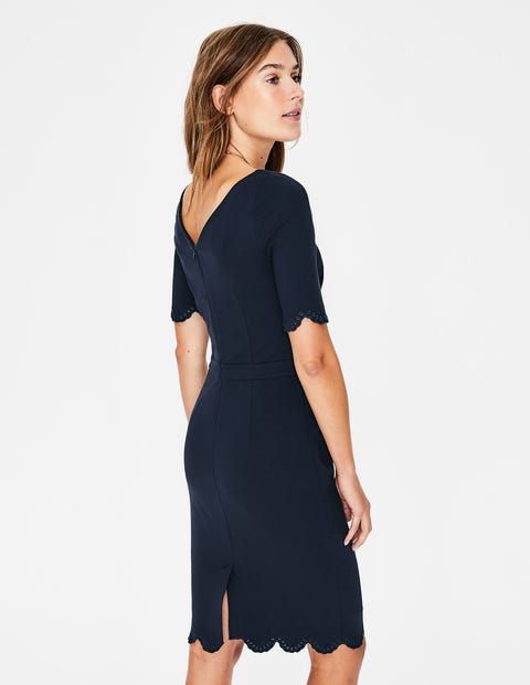 Emma Ponte Dress - Navy Emma Ponte Dress - Navy