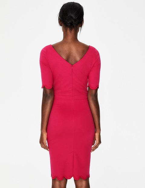 Emma Ponte Dress - Dark Rose Emma Ponte Dress - Dark Rose